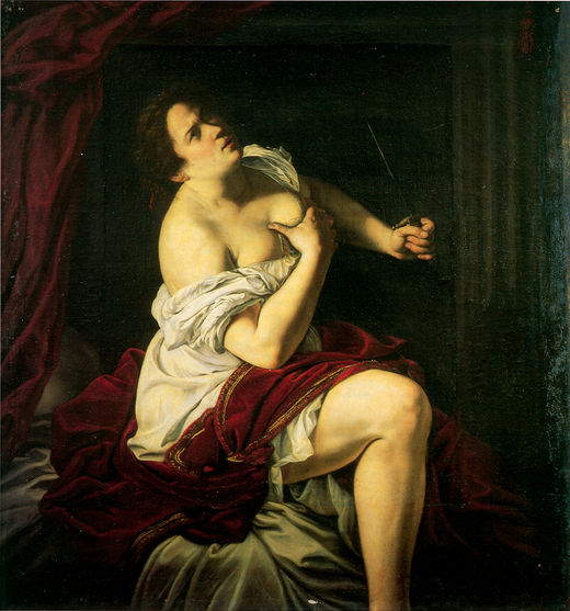 Artemisia Genitleschi, Muerte de Lucrecia, 1621